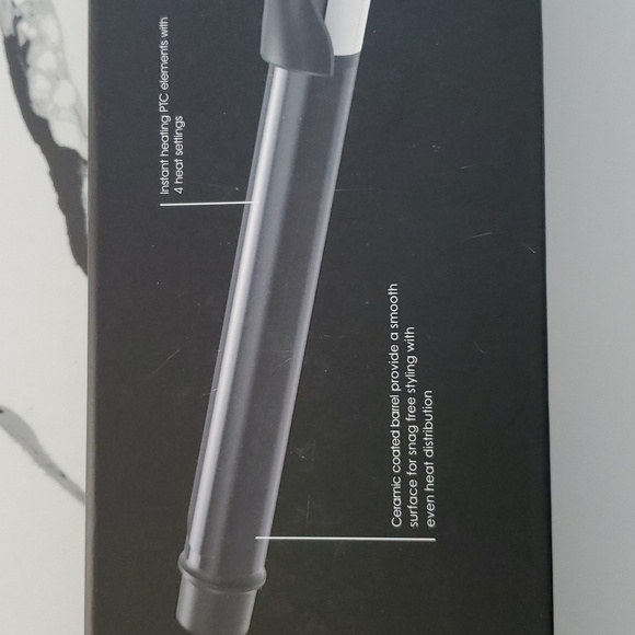 Gem 1 ¼" Ceramic Extended Barrel Curling Iron Dual Voltage NIB - Picture 11 of 12